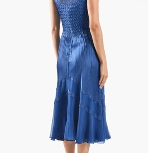 Komarov size medium blue dress with jacket
